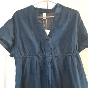 H&M denim maternity dress